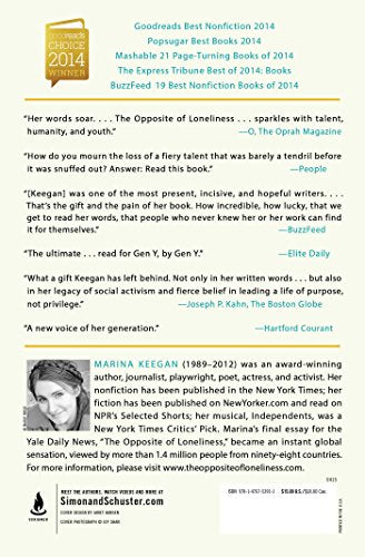 The Opposite of Loneliness: Essays and Stories - Repeats4U