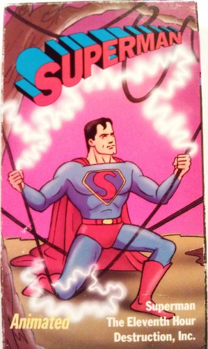 Superman (Fleischer)- Superman/Eleventh Hour/Destruction, Inc. (VHS, 1993)