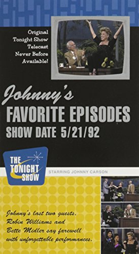 The Tonight Show Starring Johnny Carson: Johnny's Favorite Episodes - Show Date 5/21/92 - Repeats4U