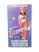 Cleopatra [VHS Tape] (1987) Claudette Colbert; Warren William; Henry WIlcoxon