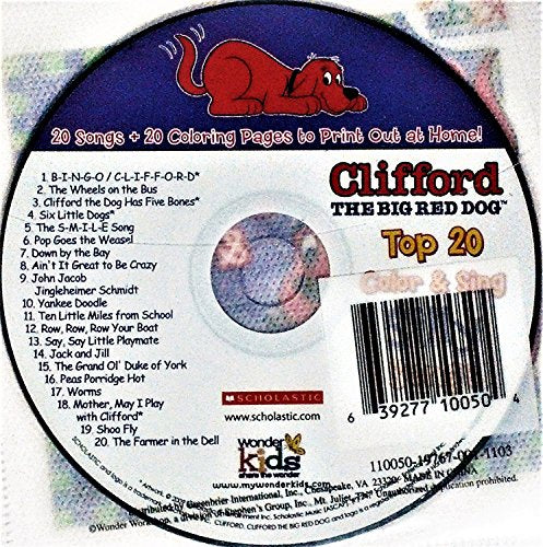 Clifford The Big Red Dog Color & Sing 20 Silly Songs [CD-ROM] - Repeats4U