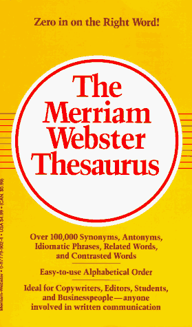 The Merriam Webster Thesaurus - Repeats4U