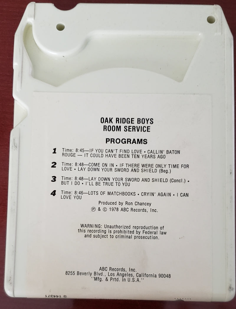 Oak Ridge Boys* ‎– Room Service - Repeats4U