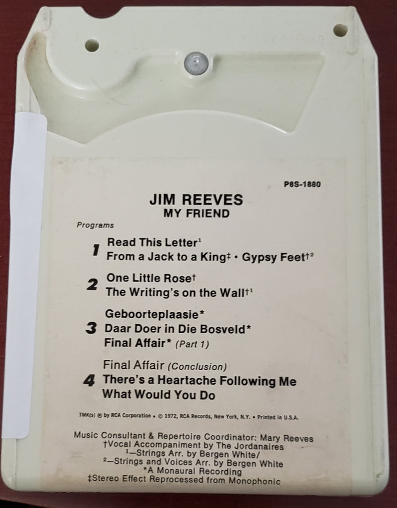 Jim Reeves ‎– My Friend - Repeats4U