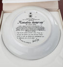 Kunstens Trange Vej By Kurt Ard Collector Plate (The Narrow Road of Art)