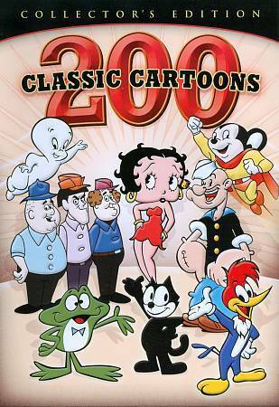 200 Classic Cartoons (Collector's Edition, 4-Disc Set) - Repeats4U