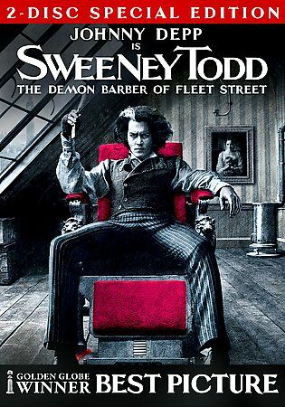 Sweeney Todd: The Demon Barber of Fleet Street (DVD, 2008, 2-Disc Collector's Editon) - Repeats4U