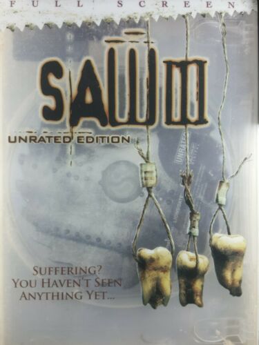 Saw III (DVD, 2007, Unrated Full Screen)
