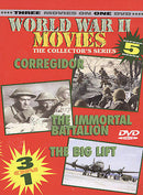 World War II Movies - Corregidor/The Immortal Battalion/The Big Lift (DVD, 2003)