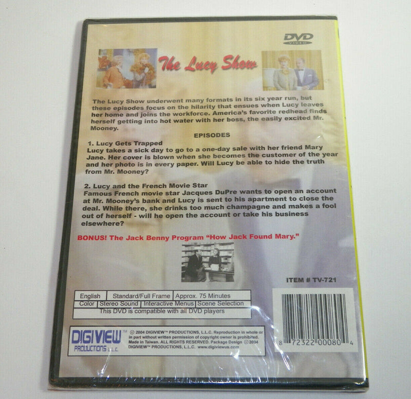 The Lucy Show & Jack Benny Bonus [Slim Case] DVD