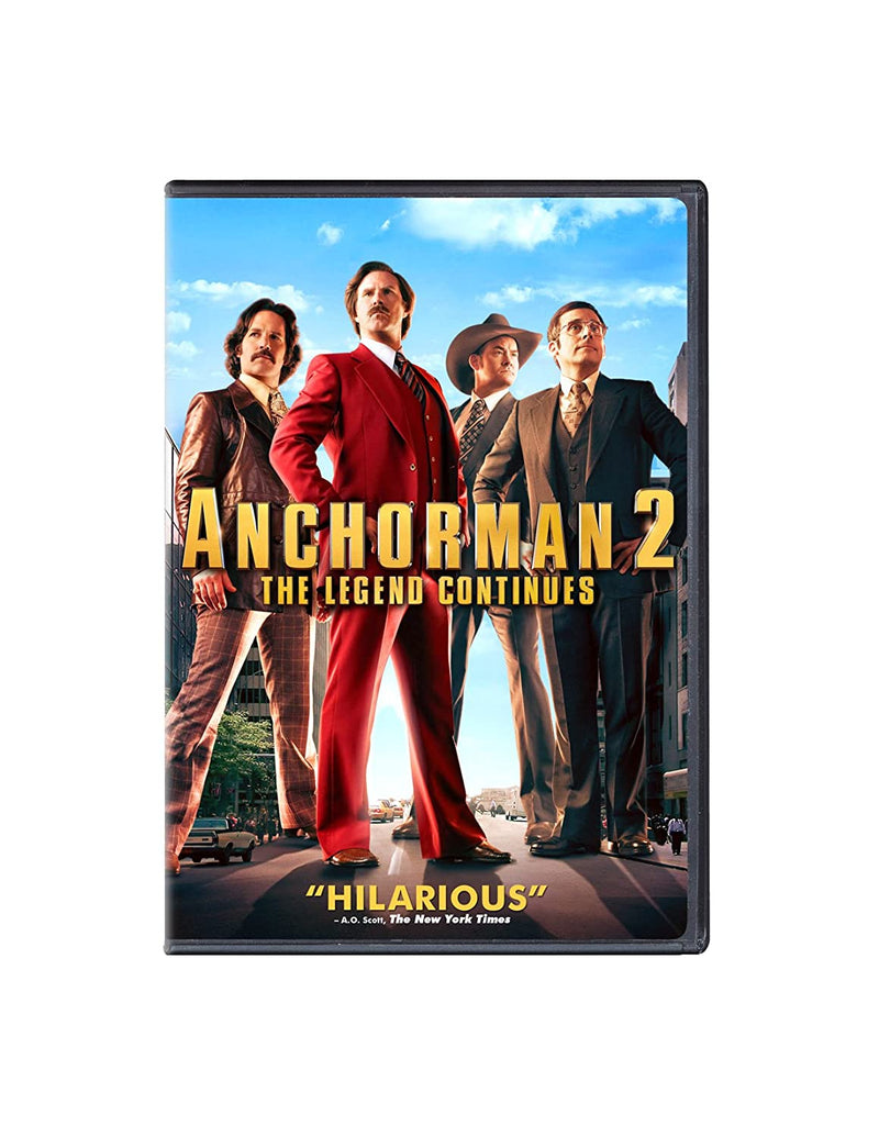 Anchorman 2: The Legend Continues (DVD, 2014)
