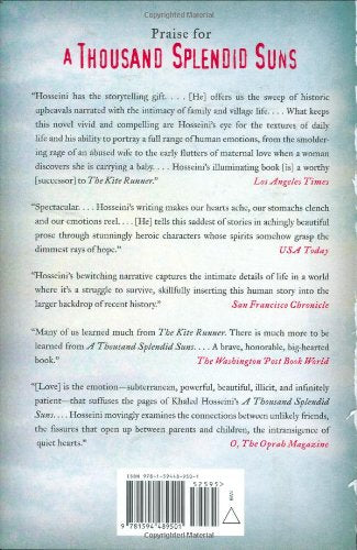 A Thousand Splendid Suns by Khaled Hosseini - Repeats4U