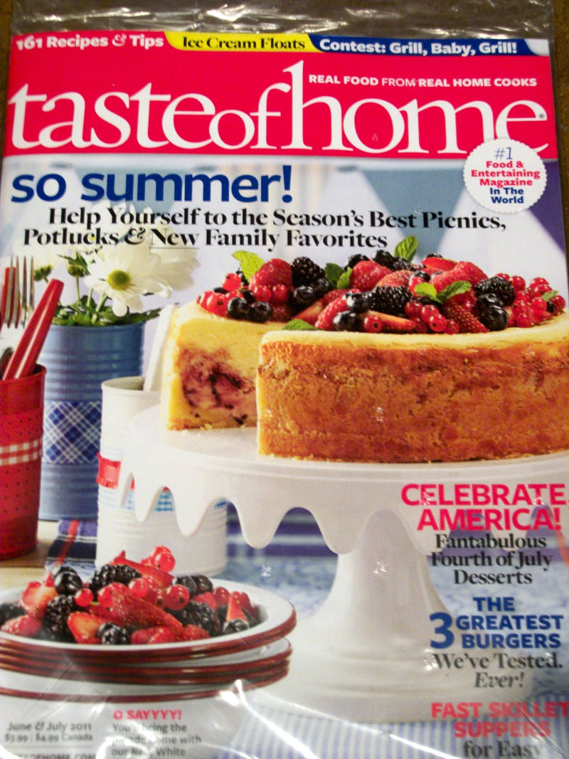Taste of Home Magazine June /  July 2011 - Repeats4U