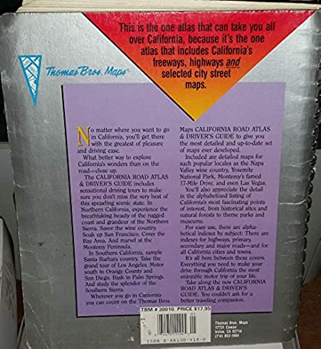 California Road Atlas: The Complete Driver's Guide from State Roads to City Streets