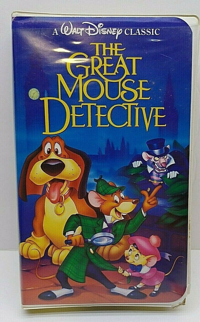 The Adventures of the Great Mouse Detective (VHS, 1992) Black Diamond Classic