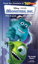 Monsters, Inc. (VHS, 2002, Clam Shell)