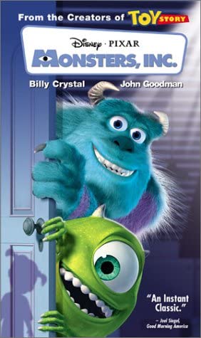 Monsters, Inc. (VHS, 2002, Clam Shell)